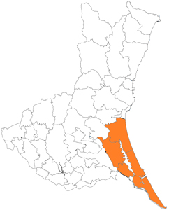 茨城県鹿行エリアの地図