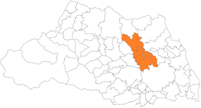埼玉県県央エリアの地図
