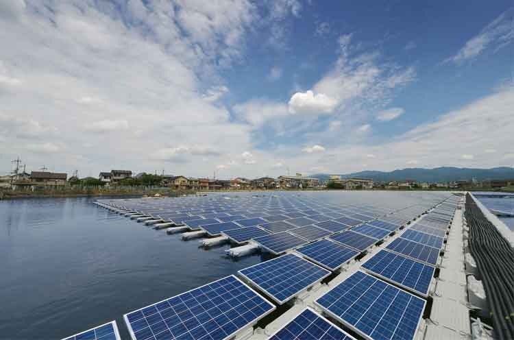 事業内容は幅広く、太陽光発電施設の運営も行っています。