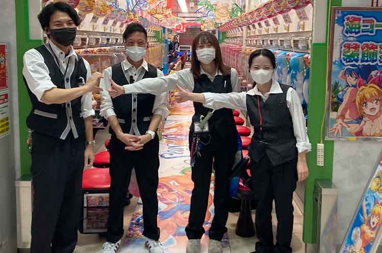 アットホームな雰囲気の店内！景品や店内装飾など、アイデアが採用されやすい環境です。