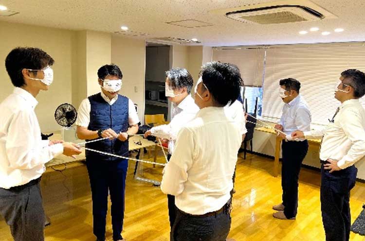 様々な研修を通して社員同士のコミュニケーションも図っています。